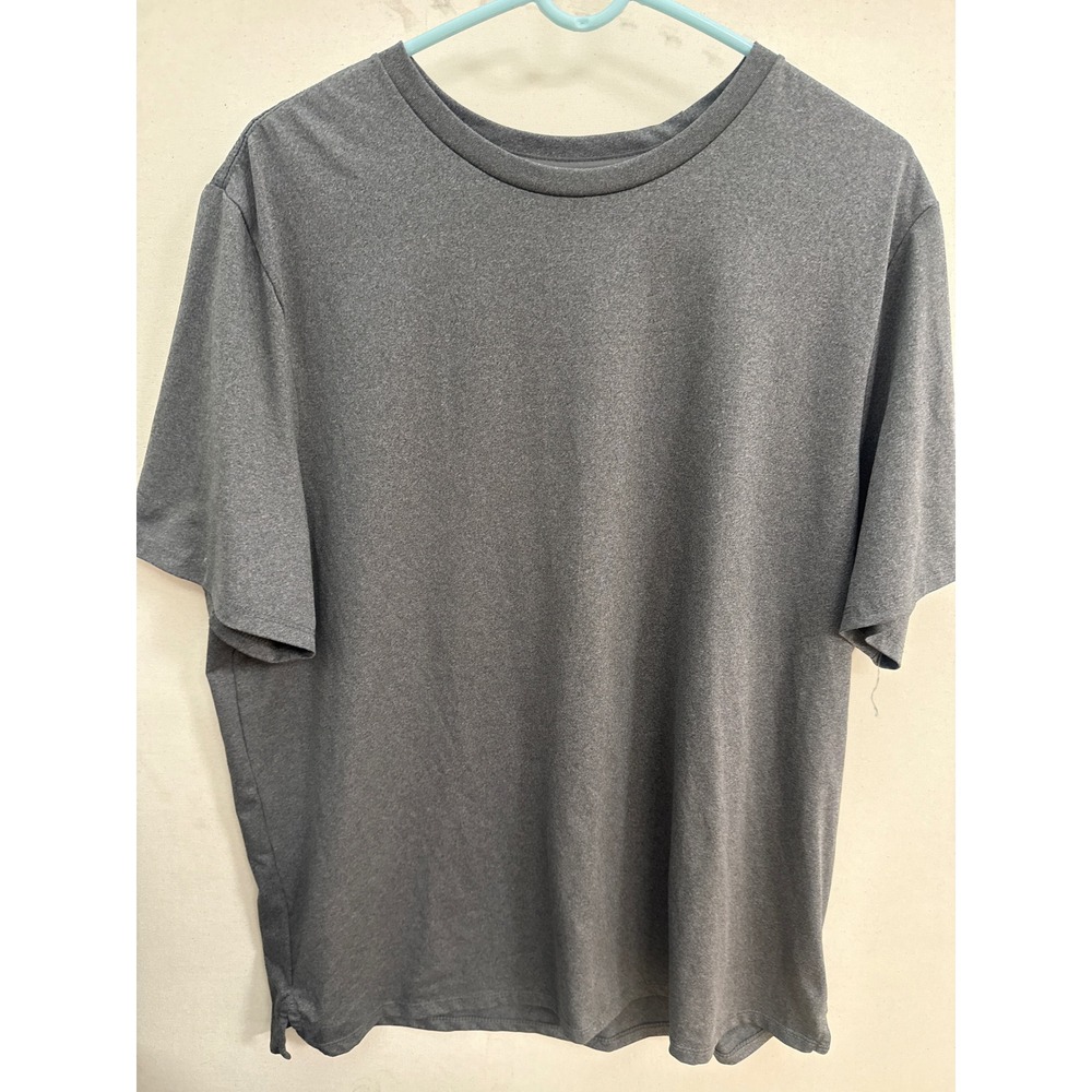 All in Motion Mens XL Gray Short Sleeve Performance T-Shirt Activewear Crew Neck